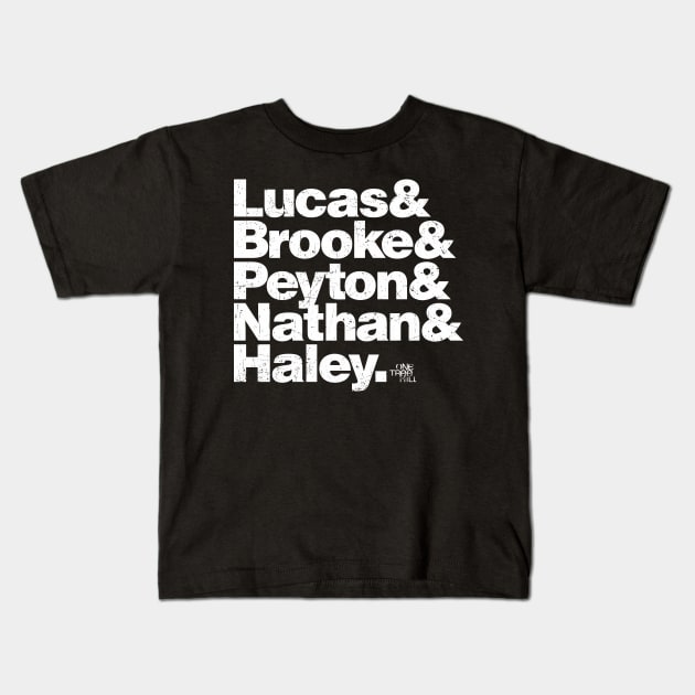 Tree Hill Crew Kids T-Shirt by KDNJ